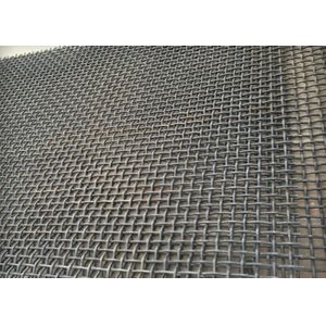 Uniform Square Crimped Wire Mesh , Mining Screen Mesh Corrosion Resistance