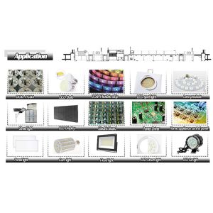 LED Neon Strip SMT Mounter 0201 SMD Components PCBA Board SMT Mounting Machine