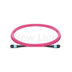 MPO / MTP - MPO / MTP B type MPO MTP female / male optical fiber patch cord
