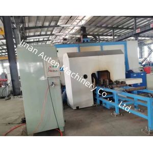 BT40 Main Spindle CNC 3D I-Beam H-Beam Drilling Sawing and Tapping Machine Line