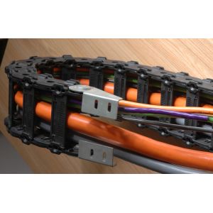 PUR wear resistant with overall copper screen robot cable EKM70973 with ROHS