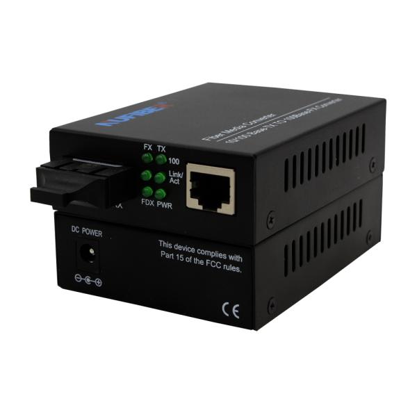 Fiber 10/100M Tx Fx Media Converter , 1310nm 20km Ethernet Optical Converter