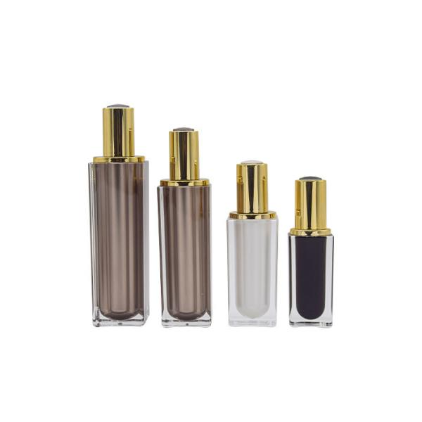 Quality PMMA Custom Plastic Cosmetic Pump Bottle Packaging Set wholesale