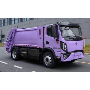 Pure Electric 8-Square Energy Compression Garbage Truck Meeting Customer