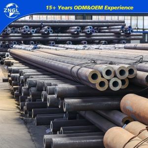 China Customizable Section Shape Seamless Tube ASTM A106 A36 A53 Q235 Q235B Carbon Steel Pipe on sale