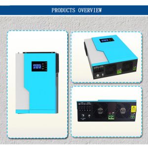 Single Solar Power Inverter Split Phase OEM 5.5KW Hybrid Solar Power System