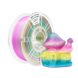 Cheap High Speed Printing Of PLA+Filament 330M transparent Rainbow 3d Printing Filament for sale