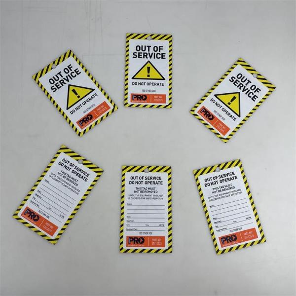 Quality Plastic Tag Double Sided Printing PVC Waterproof Durable Tag For Industrial wholesale