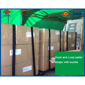 Strong Securing cargo tie down straps Hook and Loop industrial strength