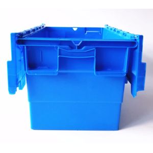 Blue Grey Green 60L Plastic Storage Container With Lid