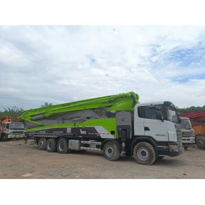 Zoomlion 63m on Scania Used and Green for Environmentally-Friendly Construction