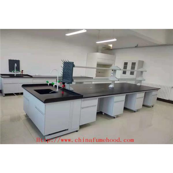 Quality High Temperature Resistance Wood Lab Furniture  /  Lab Work Bench wholesale