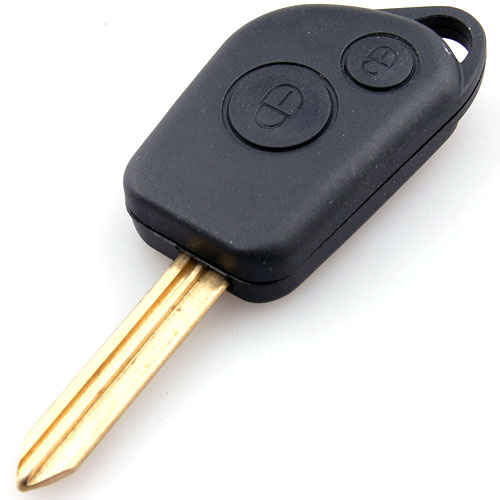 Quality citroen 2 button remote replacement keys shell with high rigidity wholesale