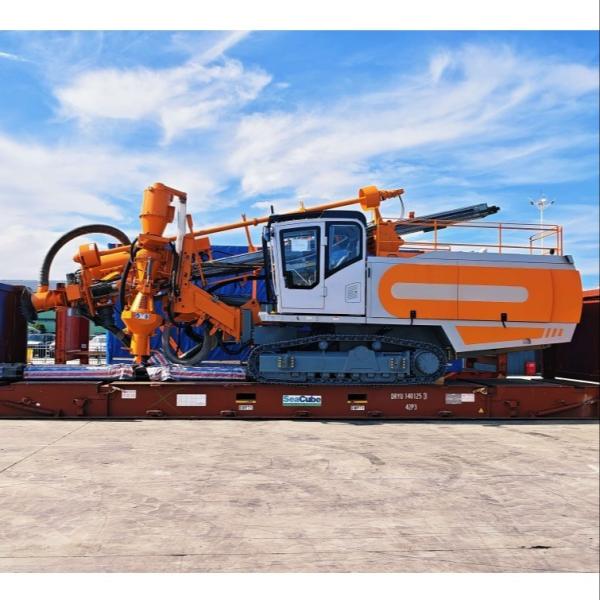 Quality Open Pit Mines Blast Hole Drilling Rig Machines With Air Compressor Built-in Design Good Price wholesale
