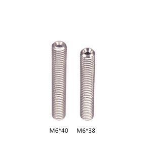 China Screw Thread Stainless Steel M6 3D Printer Throat Length 38mm 35mm on sale