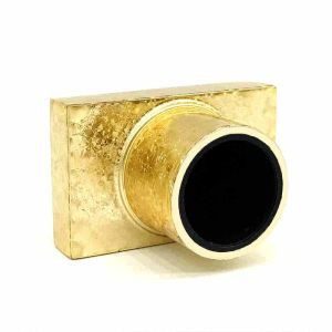 Rectangle Shape Flash Fragmentation Metal Zamak Perfume Bottle Cap