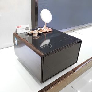Modern Design 2024 Smart Coffee Table with Refrigerator Storage and Touchscreen