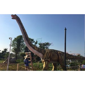 Waterproof Realistic Animatronic Dinosaur , Artificial Dinosaur Lawn Ornament