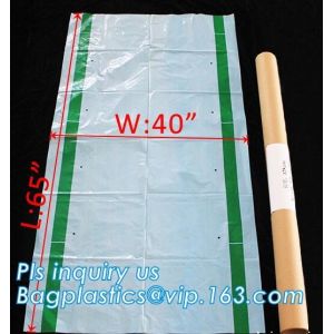 pe bag pallet cover plastic bag sqaure bottom bag, 54 x 44 x 96" 1 Mil ldpe