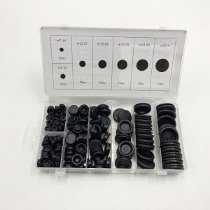 China Customized Size Black Rubber Grommet Kit with Excellent Chemical and Physical Property on sale