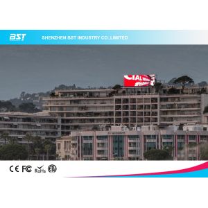 High Brightness Outdoor Advertising Led Display Screen 16mm For Building /