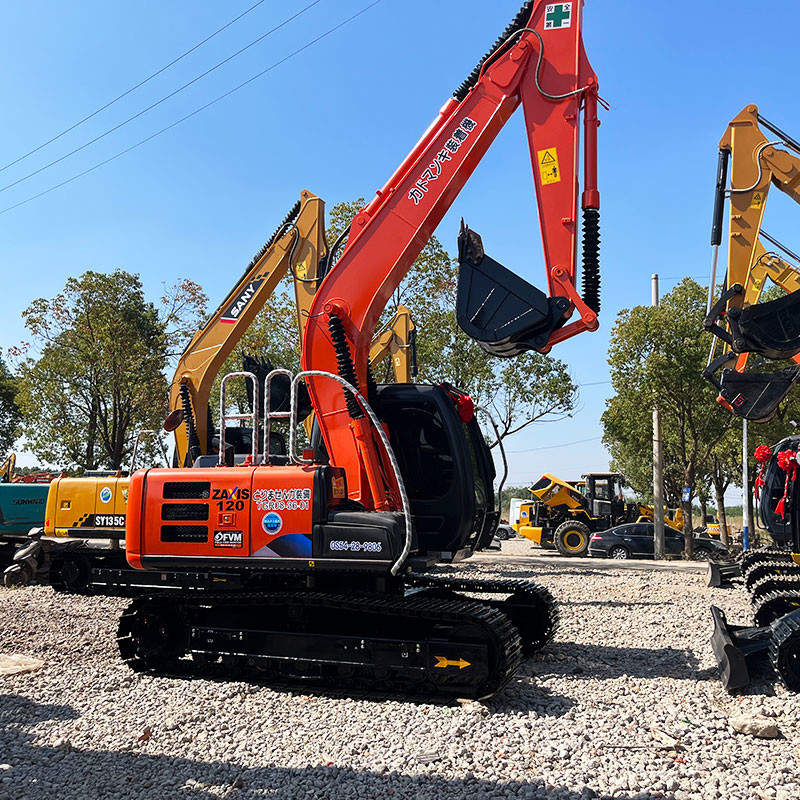 Hitachi ZX120-8 Used Crawler Excavator ISUZU Engine 66kw Mini Hitachi Second