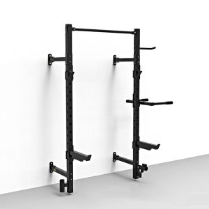 Home Gym Wall Mounted Foldable Pull Up Bar Strength Training Smith Machine Squat