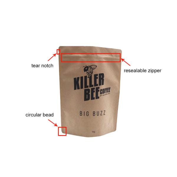 Plastic Stand Up Customized Paper Bags