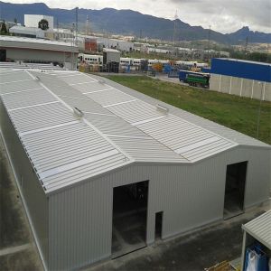 Hot Rolled Prefab Steel Warehouse For Slope Roof With Strong Load Capacity