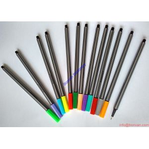 China Hot selling grey barrel fine liner pens drawing pens,geman standards,cheap fineliner pen on sale