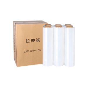 Package PE Stretch Film Mini Roll LLDPE 52MPa Tensile Strength Scratch Proof