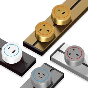 Child Safety Wall Socket Cover Track Socket With 1100W Surge Protection 3