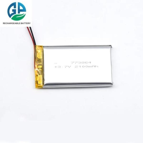 Quality High Capacity 3.7V  773864 3.7V Li-Polymer Batteries Lipo Cell 2100mAh Li Ion Polymer Rechargeable For Mobile Device wholesale