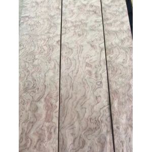 Sliced Natural Bubinga Pommele Wood Veneer Sheet