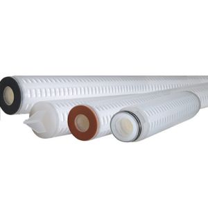 30" Absolute 0.45 Micron Pleated Filter Cartridge For Winery ISO Approval