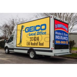 P5 Outdoor LED Display Screen Wall Truck LED Mobile Billboard Trailer AC220V