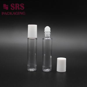 China SRS wholesale cosmetic 8ml plastic clear color PET roll on bottle on sale