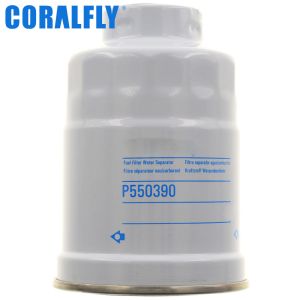 Cheap Spin On P550390 For CORALFLY Fuel Filter Water Separator Warranty 1 Year for sale