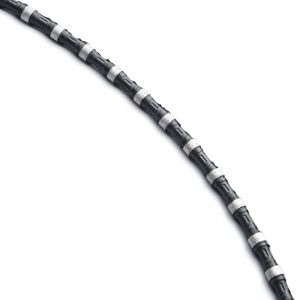 Linxing 12.0mm Spring Diamond Granite Wire Saw Beads with High Working