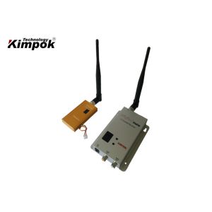 Cheap Professional Security Analog Video Transmitter With 1500mW , 2KM Transmit Distance for sale