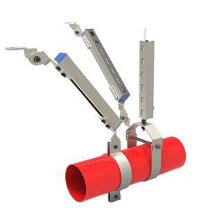 Corrosion Resistant Seismic Pipe Bracing Bolt On Bracket For Heavy Duty Uses