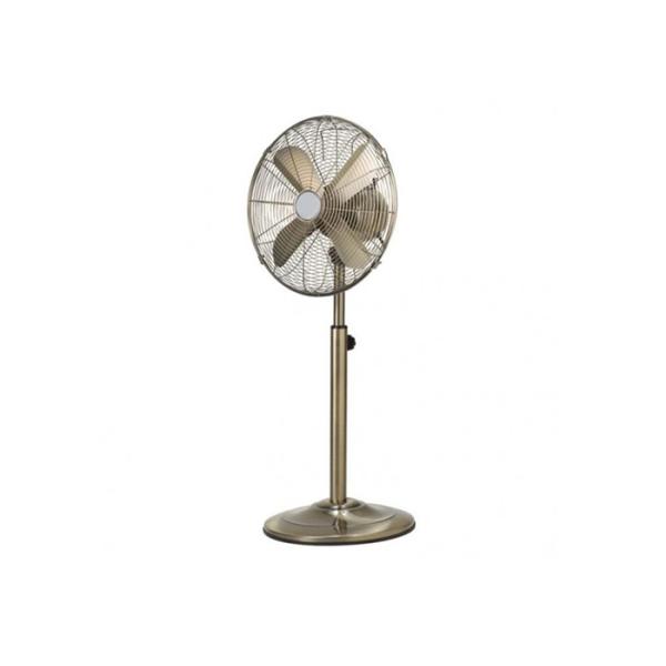 Quality 18" 3 Speed Retro Floor Fan 4 Blade Height Adjustable 220V 50Hz VDE Plug wholesale