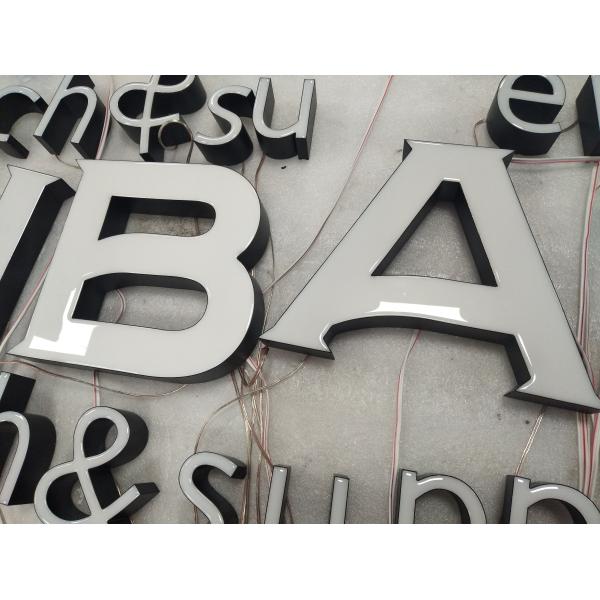 Storefront 3D Acrylic Letters With LED Wall Mounted / Hanging / Free Standing