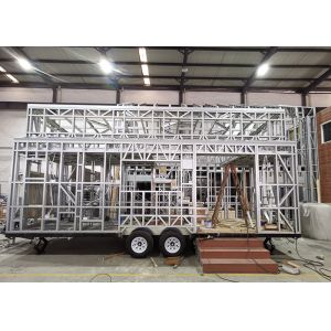 Cheap 40ft Tiny House With Patio And 2 Bedroom Prefabricated Home Ready To Live In for sale