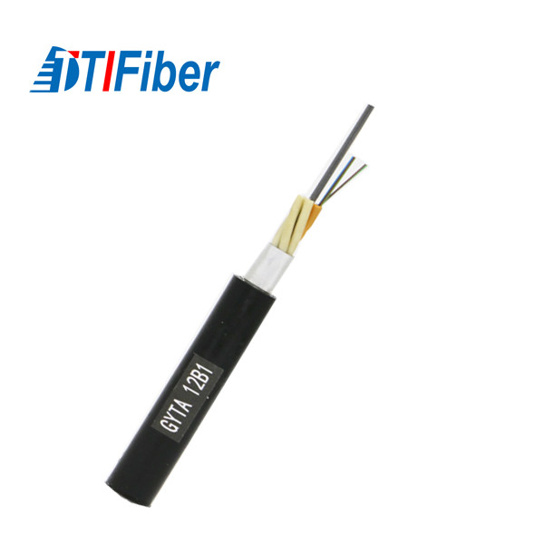 Outdoor Underground G652D Armoured Optical Fiber Cable Single Mode