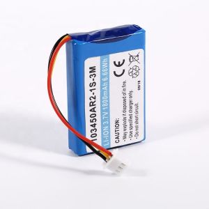 Multipurpose 103450AR2-1S-3M 3.7V 1800mAh Rechargeable Flat Lithium Battery