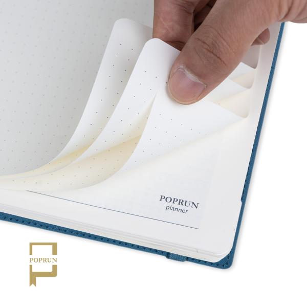 100GSM Ivory Paper Large Academic Planner Night Blue Weekly Schedule