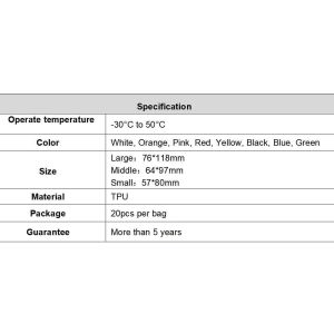 TPU Material Animal Ear Tag with Customizable Colors and 5 Years Guarantee for