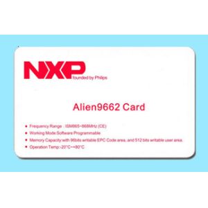 Cheap UHF AZ-9662 inlay card, Alien H3 long-distance UHF card, Road toll ETC card, UHF 6C card, ISO1800-6C white card for sale