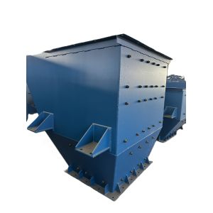Mobile Bulk Material Handling Hopper With Dust Control For Ports Mining And